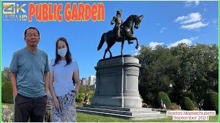 4K BOSTON PUBLIC GARDEN