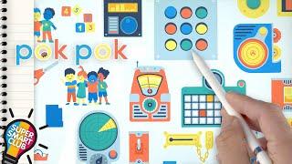 Explore & learn calmly through play in Pok Pok Playground
