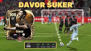 Review DAVOR ŠUKER 102 ST Ballon d'Or 25 Icons Player Fc Mobile