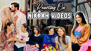 REACTING ON OUR NIKKAH PICS & VIDEOS  | Itny Ziada Parcel Agaye  | Mama Ko Phir Sy Rona Agya 