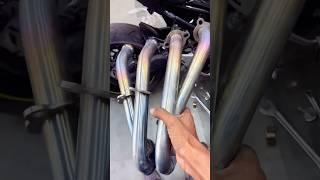 Kawasaki z900 Titanium header change  #kawasaki #ninja #bike