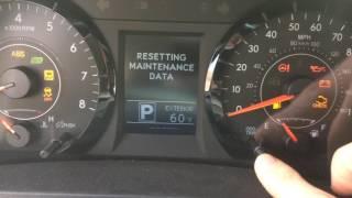 Maintenance Light Reset - Toyota Sienna 2015 2016