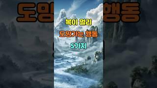 복이 멀리 도망가는 행동 5가지  #명언 #좋은글 #지혜