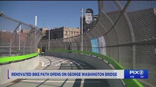 Renovated bike, pedestrian path opens on GWB