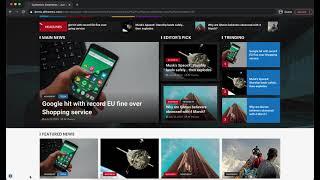 EnterNews - Frontpage Customizer Options - The Best Responsive News and Magazine WordPress Theme