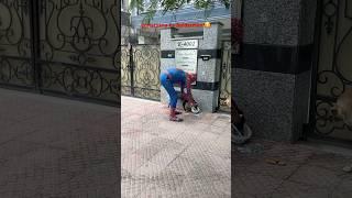 Spider-Man Parkour in real life! #shorts