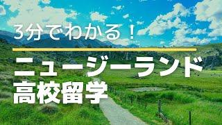 3分でわかる！ニュージーランド高校留学