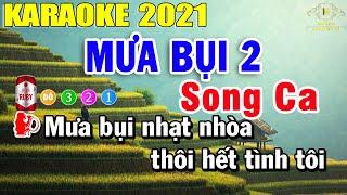 Mưa Bụi 2 Karaoke Song Ca | Trọng Hiếu