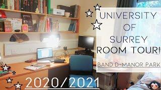 ROOM TOUR 20/21! | University of Surrey Accommodation | Manor Park Band D Room