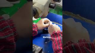 戒指鑲嵌中 #custom #wbj #珠寶訂製 #鑽戒