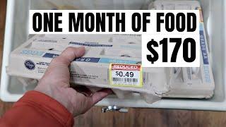 $170 ONE MONTH GROCERY HAUL | FEEDING A FAMILY OF 6 FOR $42/WEEK