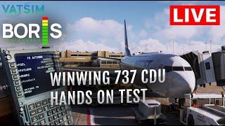  NEW WINWING CDU (PFP3N) with PMDG 737-800  | MSFS Full flight test