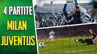 La rivalità tra Juventus e Milan in 4 partite