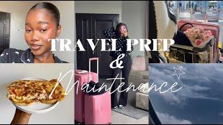 #vlog : I'm Traveling to Dubai AGAIN! Travel Prep + Maintenance | Skincare On The ️