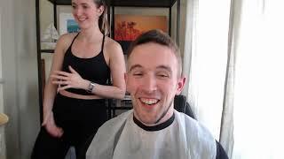 Streamer lets his girlfriend shave his head - Part 3