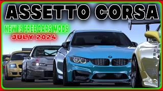 Assetto Corsa - NEW 15 FREE CARS MODS - ️July 2024️ | + Download Links 