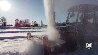 Cinematic Snow Removal - Ventrac 4500y, John Deere 4066R Pronovost Cyclone and Bobcat High-Flow skid