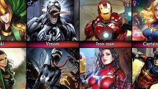 Marvel Characters Gender Swap Version