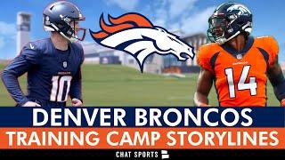 Denver Broncos Training Camp Storylines & Preview Ft. Bo Nix, Courtland Sutton & Javonte Williams