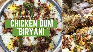 Hyderabadi Chicken Biryani in Bengali II Restaurant Style Chicken Dum Biryani