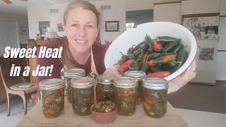 How to make Candied Jalapeños (Cowboy Candy)~Canning Method or Refrigerator Version