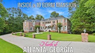 INSIDE a 10 BDRM, 12.5 BATH MANSION on 1.88 ACRE FOR SALE IN ALPHARETTA, GA, N. of ATLANTA