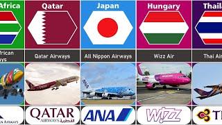 Popular AirLines From Different Country