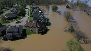 DRONE VIDEO | Shawnee Golf Course flooding in west Louisville