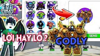 SKIBIDI TOWER DEFENSE - MÌNH TRADE THÀNH CÔNG GODLY MỚI GOLDEN TITAN CAMERAMAN VÀ TRẢI NGHIỆM