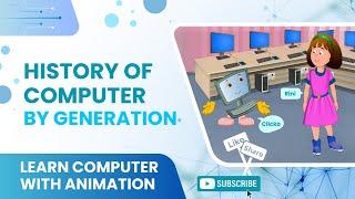 Basics of Computers | History of Computer by Generation | Computer Evolution [ Animation ]