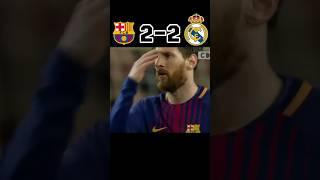 barcelona vs real madrid 2017/18 Highlights La Liga #shorts 