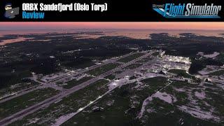 MSFS 2020 | REVIEW: Orbx Sandefjord Torp (ENTO) scenery for Microsoft Flight Simulator 2020