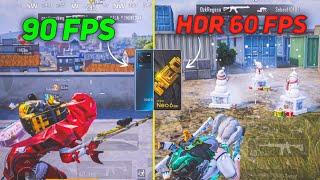 60 FPS VS 90 FPS - PUBG MAX SETTING ( IQOO NEO 6 90 FPS VS 60 FPS TEST )| iQOO Neo 6 After Update