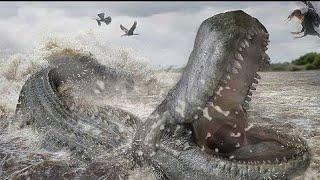 DEINOSUCHUS VS PURUSSAURUS (in water)