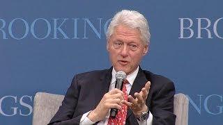 President Clinton Delivers the Robert S. Brookings President's Lecture