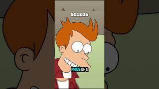 Fry Is A Billionaire | Futurama - S01E0 #futurama #futuramamoments #shorts #funny