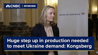 Huge step up in production needed for Kongsberg to meet Ukraine's demand, CFO says