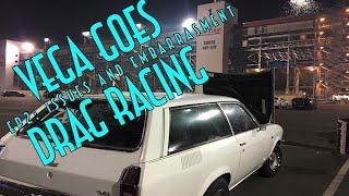 '72 Chevy Vega drag racing for the 1st time | Vega EP2 - Issues and embarrassment