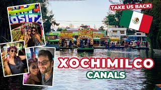 XOCHIMILCO CANALS: Boats, Beer, Flowers & Food! *Mexico City Adventures*