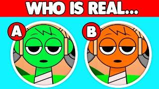 Can you Tell the Difference between a FAKE Incredibox Sprunki Character and the REAL one? 