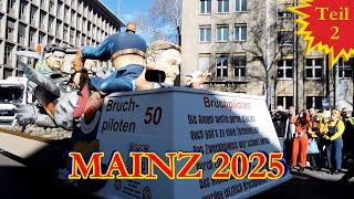 Rosenmontagszug Mainz 2025 | Komplette Aufzeichnung Teil 2/3