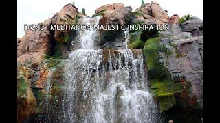 Disney Meditation Majestic Waterfall Canada Epcot - 11 Hour Inspirational Positive Energy Stream