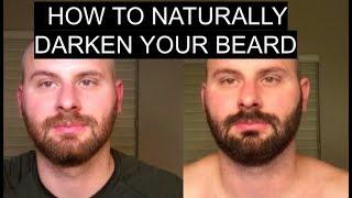 A Natural Way To Darken Your Beard