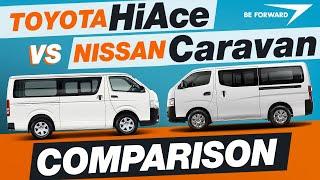 COMPARISON Toyota Hiace VS Nissan NV350 Caravan  | In-depth review