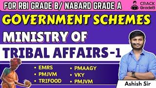 Ministry of Tribal Affairs Schemes Part 1: RBI Grade B/NABARD Grade A 2024 Exam