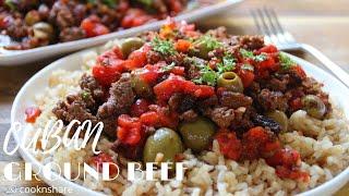 Super Easy Ground Beef Combo in 30 Minutes - Cuban Style