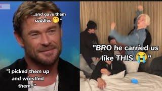 Chris Hemsworth ( Thor ) talks about meeting straykids