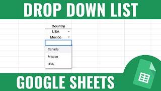 How to Make a Drop Down List in Google Sheets