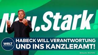 ROBERT HABECK: „Jetzt nicht kneifen“ Rede auf dem Parteitag der Grünen in Wiesbaden | WELT Dokument