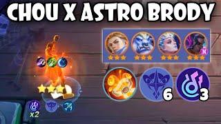 ONE SKILL UNLIMITED GOLD !! NEW COMBO ASTRO BRODY X CHOU SKILL 1!! MAGIC CHESS MOBILE LEGENDS